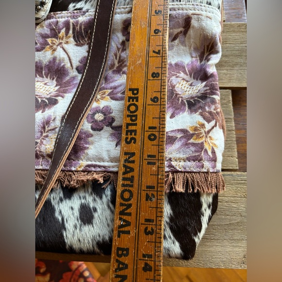 Myra Hagrid floral canvas and leather tote and Souradh wallet NWT - Picture 14 of 16